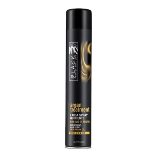 Лак для волос Black Fixing Nourishing Hair Spray with Argan Oil 500ml