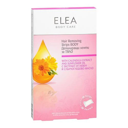 Elea Wax strips for body 20pcs