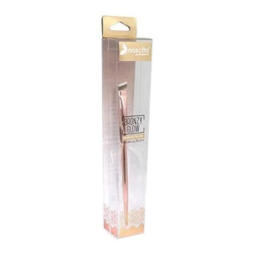 Pensula pentru machiaj Nascita Bronzy Glow Curved Eyeliner Brush 2