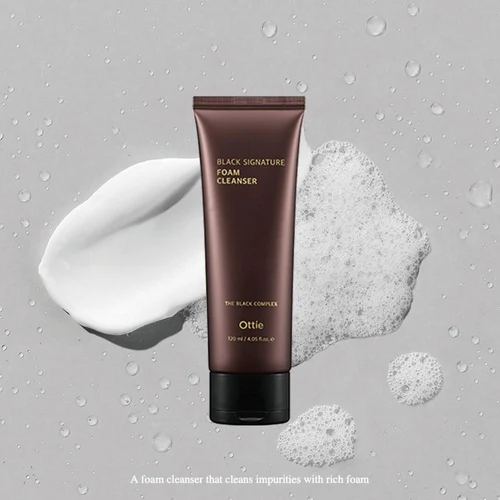 Spuma p/u curatarea fetei Ottie Black Signature Foam Cleanser 120 ml