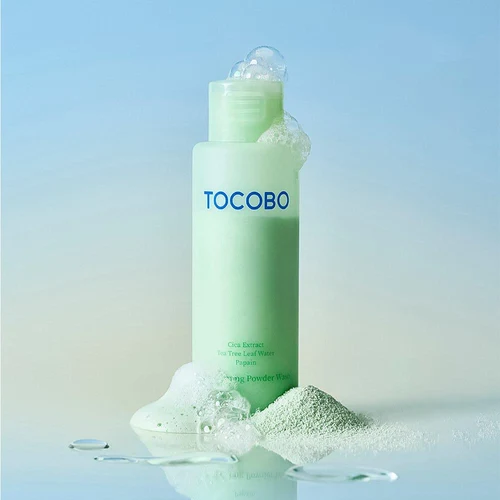 Exfoliant de fata TOCOBO Cica Calming Powder Wash 50 g