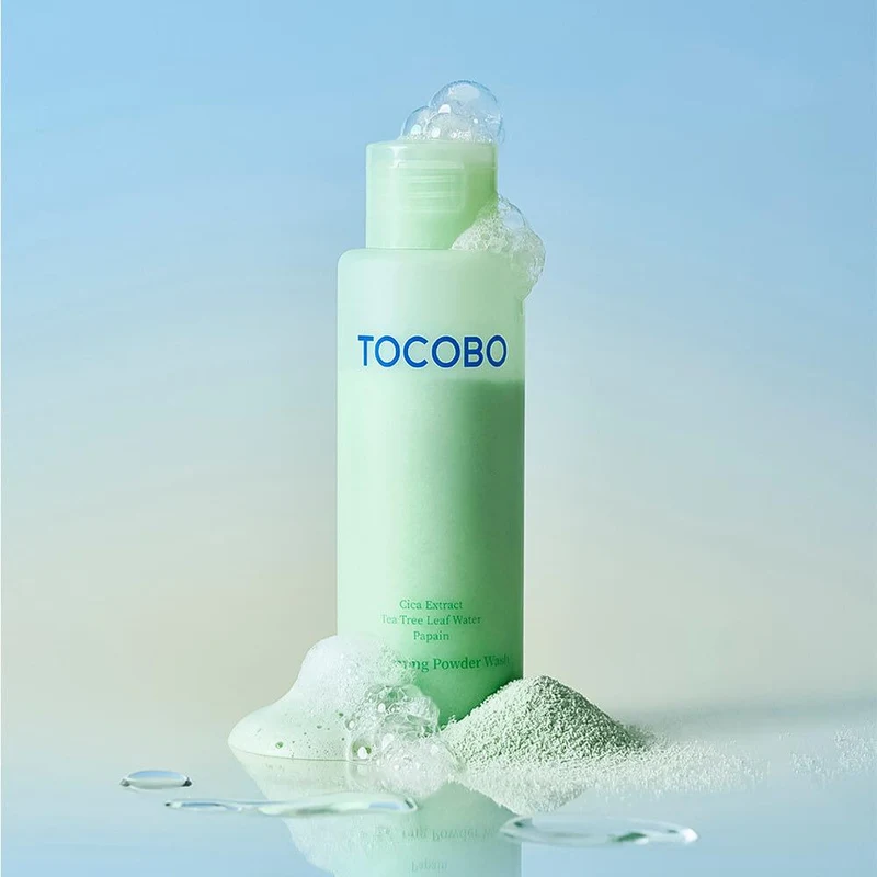 Exfoliant de fata Tocobo Cica Calming Powder Wash 50 g 2