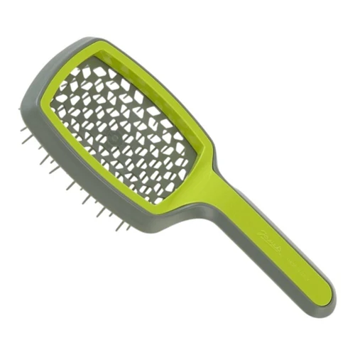 Расчёска Janeke Previous Next Curvy Pneumatic Hair Brush Lime