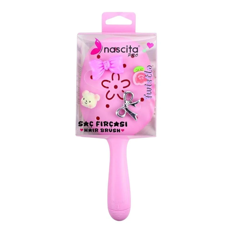 Pieptene Nascita Hair Brush With Accessories, Light Pink 2