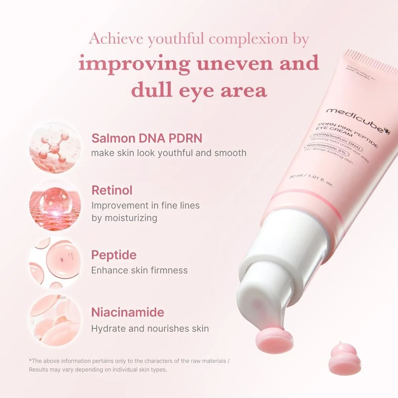 Ser pentru ochi Medicube PDRN Pink Peptide Eye Cream 30 ml 4