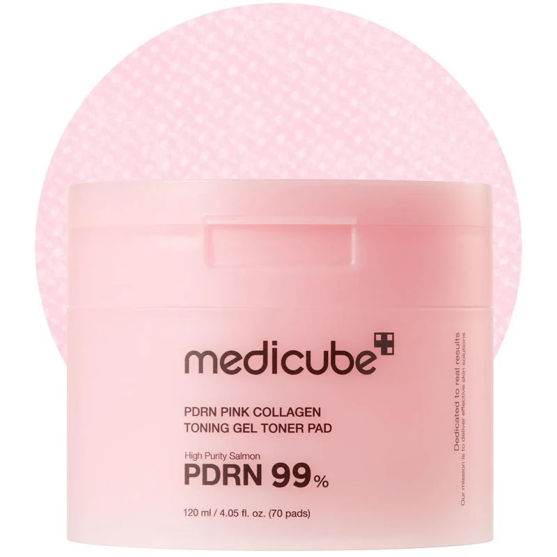 Пэды для лица Medicube PDRN Pink Collagen Gel Toner Pad 70 pcs 2