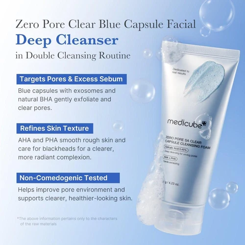 Пенка для очищения лица Medicube Zero Pore Capsule Cleansing Foam 120 g