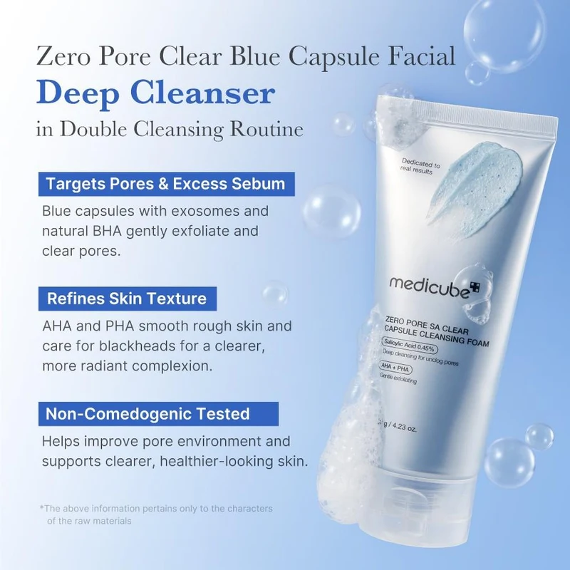 Spuma p/u curatarea fetei Medicube Zero Pore Capsule Cleansing Foam 120 g 3