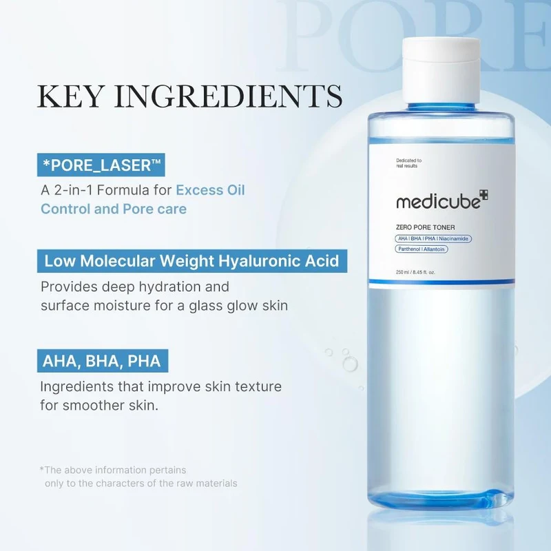 Тонер для лица Medicube Zero Pore Toner 250 ml 4