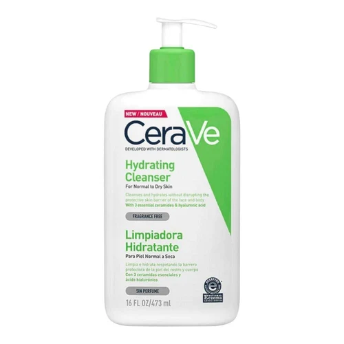 CeraVe Hydrating Facial Cleanser for Normal to Dry Skin 473ml