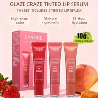 Balsam de buze Laneige Glaze Craze Tinted Lip Serum Set 3 pcs 2