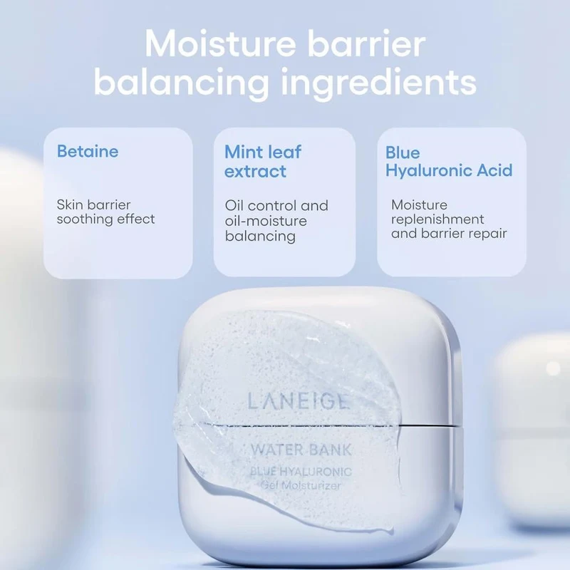 Крем для лица Laneige Water Bank Blue Hyaluronic Gel Moisturizer 50 ml 3