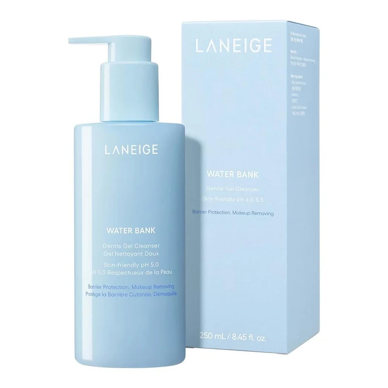 Gel de curatare p/u fata Laneige Water Bank Gentle Gel Cleanser 250 ml 2
