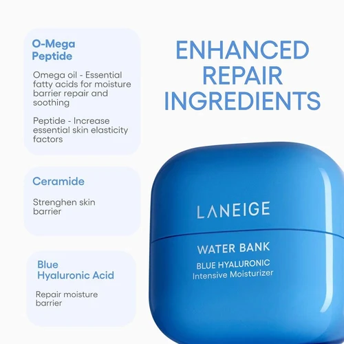 Cremă de faţă Laneige Water Bank Blue Hyaluronic Acid Intensive Moisturiser 50 ml