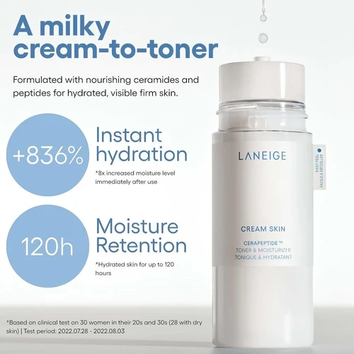Tonic p/u fata Laneige Cream Skin Cerapeptide Toner and Moisturiser 170 ml