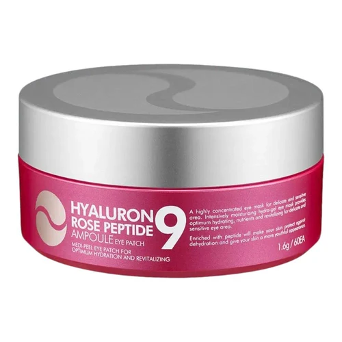 Патчи для глаз Medi-Peel Hyaluron Rose Peptide 9 Ampoule Eye Patch 60 pcs