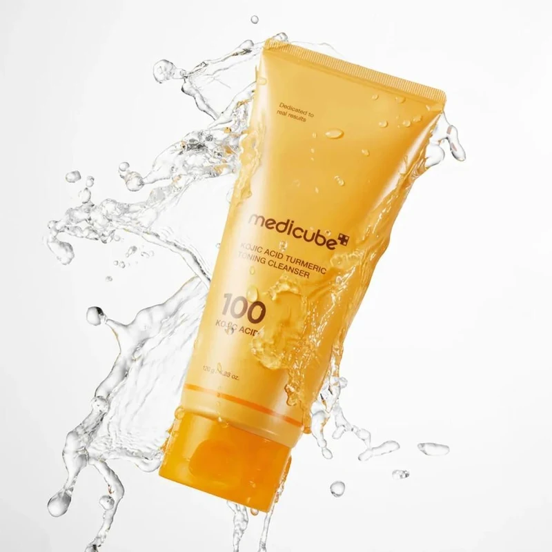 Gel de curatare p/u fata Medicube Kojic Acid Turmeric Toning Cleanser 120 g 2