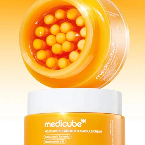 Cremă de faţă Medicube Kojic Acid Turmeric Vita Capsule Cream 53 gr