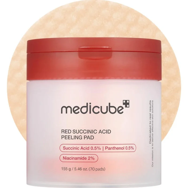 Pad-ri pentru fata Medicube Red Succinic Acid Panthenol 70 Pads 2