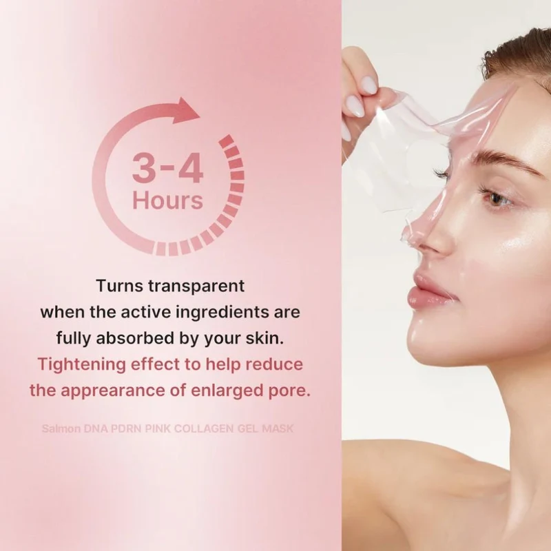 Маска для лица Medicube Salmon PDRN Pink Collagen Jelly Gel Mask 6