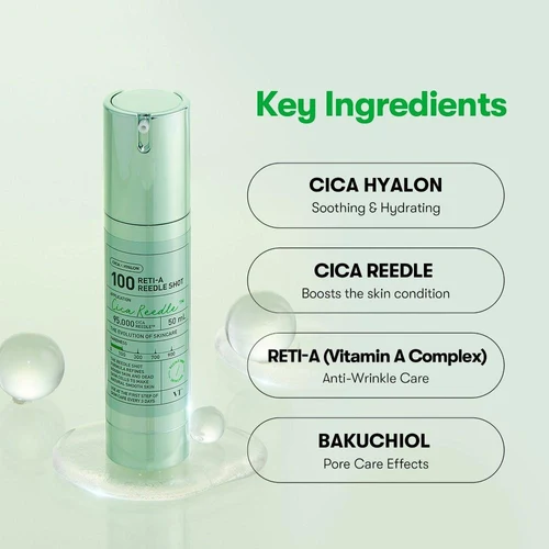 Сыворотка для лица VT Cosmetics Reti-a reedle shot 100, 50 ml