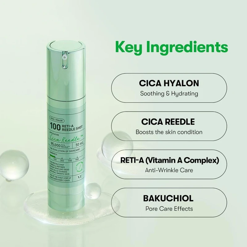 Сыворотка для лица VT Cosmetics Reti-a reedle shot 100, 50 ml 5