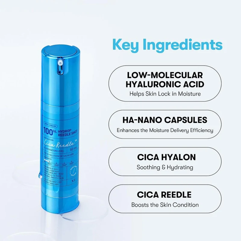 Ser pentru faţă VT Cosmetics Hydrop reedle shot 100, 50 ml 5