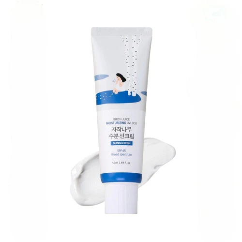 Protecție solară pentru față Round Lab Birch Juice Moisturizing Sunscreen SPF50+PA++++ 50 ml
