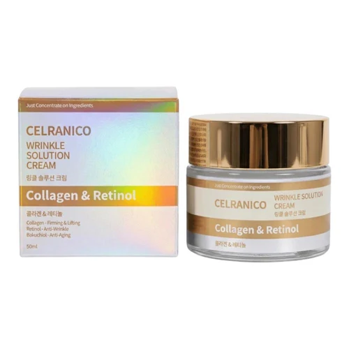 Cremă de faţă Celranico Wrinkle Solution Cream Collagen& Retinol 50ml
