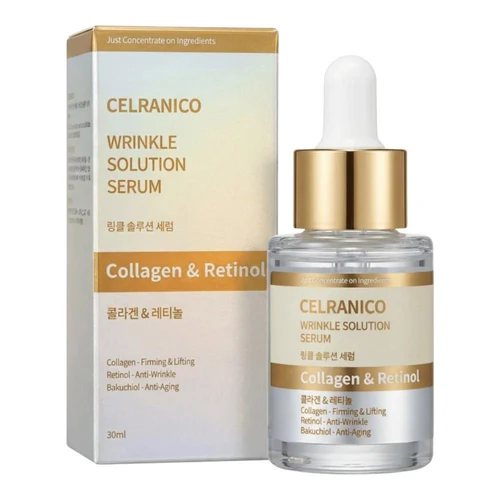 Ser pentru faţă Celranico Wrinkle Solution Serum Collagen & Retinol 30ml