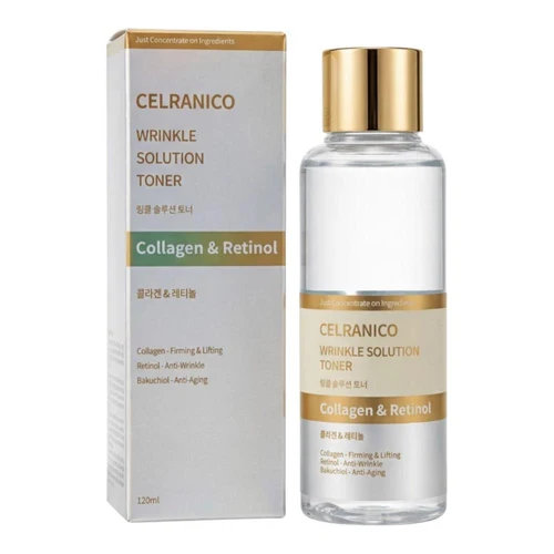 Tonic p/u fata Celranico Wrinkle Solution Toner Collagen & Retinol 120ml