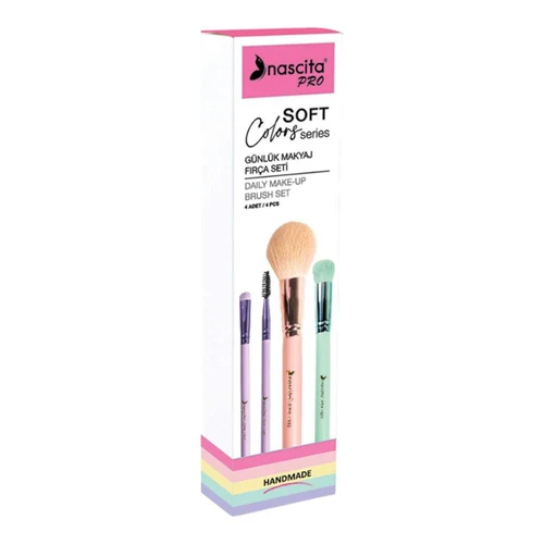 Набор кистей для макияжа Nascita Soft Colors Series Basic Make-up Brush Set