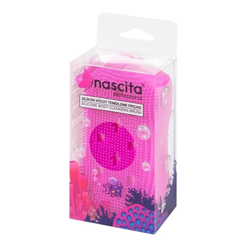Perie/burete din silicon p/u corp Nascita Silicone Body Cleasing Brush