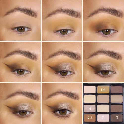 Fard de pleoape Note Love at First Sight Eyeshadow Palette