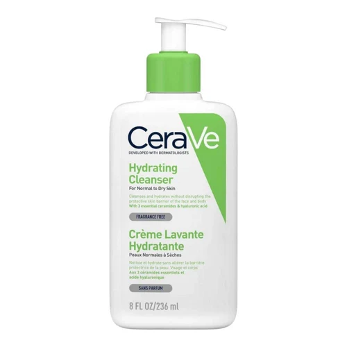 Spuma p/u curatarea fetei CeraVe Hydrating Facial Cleanser for Normal to Dry Skin 236ml