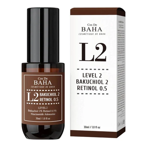 Ser pentru faţă Cos De Baha L2 Level 2 Bakuchiol 2 Retinol 0.5 30 ml