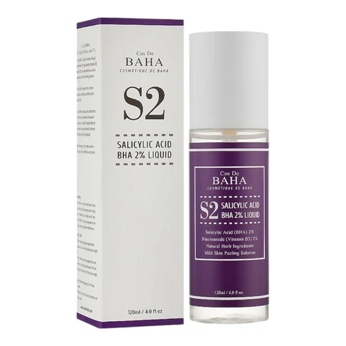 Ser pentru faţă Cos De Baha S2 Salicylic Acid 2% Exfoliant 120ml