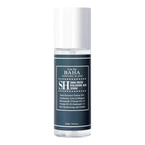 Ser pentru faţă Cos De Baha SH Snail Mucin Hyaluronic Acid Serum 120 ml
