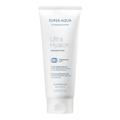 Spuma de curatare p/u fata MISSHA Super Aqua Ultra Hyalron Cleansing Cream