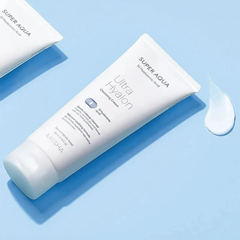 Spuma de curatare p/u fata Missha Super Aqua Ultra Hyalron Cleansing Cream 200ml 3