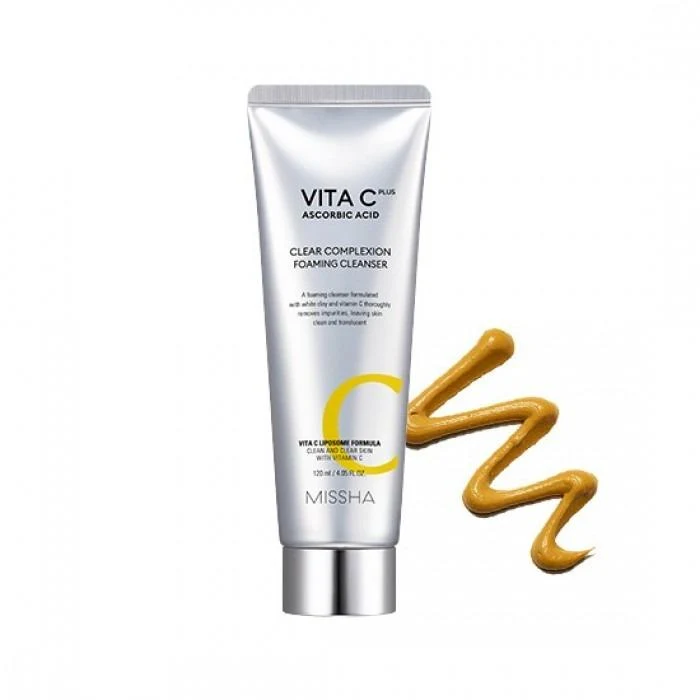 Spuma de curatare p/u fata MISSHA Vita C Plus Clear Complexion Foaming Cleanser 120 ml 2