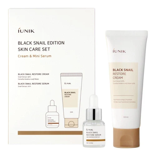 Set de ingrijire pentru fata Iunik Black Snail Edition Skin Care Set