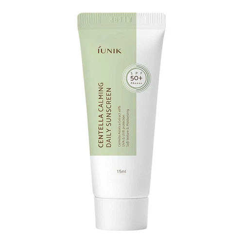 Protecție solară pentru față Iunik Centella Calming Daily Sunscreen SPF50 15ml