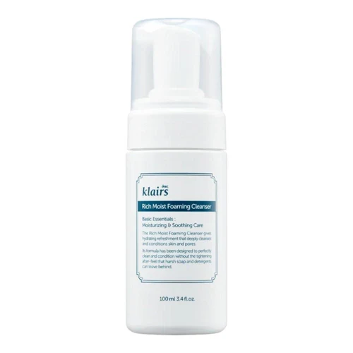 Spuma de curatare p/u fata Dear, Klairs Rich Moist Foaming Cleanser 100 ml