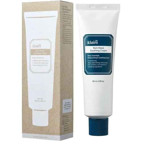 Cremă de faţă Dear, Klairs Rich Moist Soothing Cream 80 ml