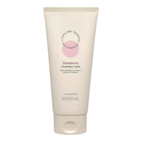 Spuma p/u curatarea fetei MISSHA Creamy Latte Strawberry Cleansing Foam 172ml
