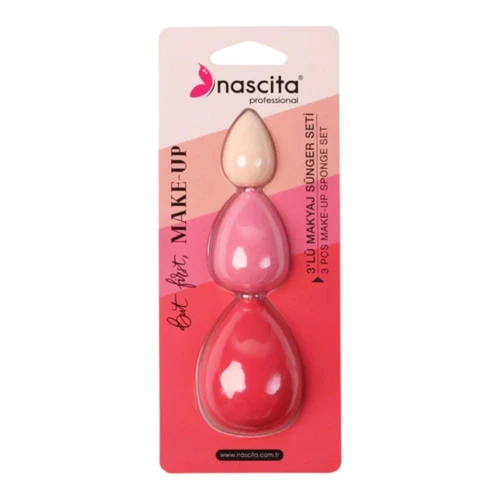 Nascita 3-Piece Makeup Sponge Set Latex Free