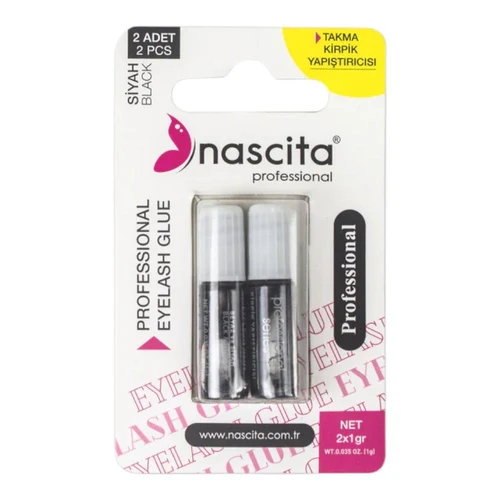 Nascita Eyelash Adhesive Black 2-Piece Set
