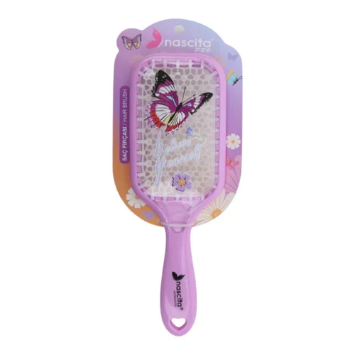 Pieptene Nascita Patterned Pro Hair Brush Purple
