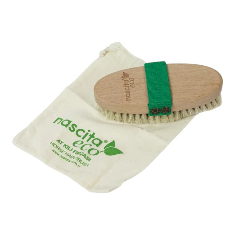 Perie p/u masaj Nascita Horsehair Brush Green 3